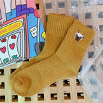 Cute Elastic Force Knitted Stockings Stock For Winter