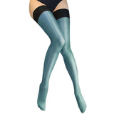 Silk Stockings Stockings Thigh High Stocking Shine Multi color Silk Stockings